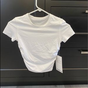 Lululemon athletics white athletic crop top
